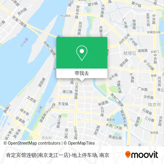 肯定宾馆连锁(南京龙江一店)-地上停车场地图