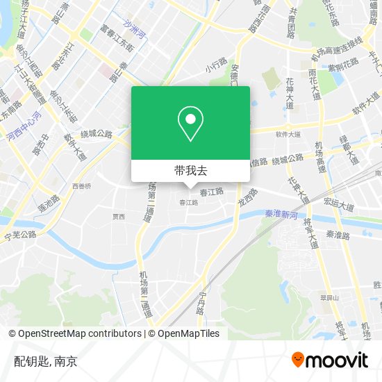 配钥匙地图