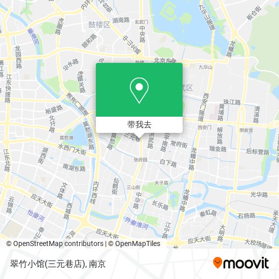 翠竹小馆(三元巷店)地图