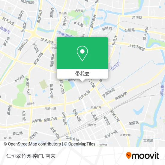 仁恒翠竹园-南门地图