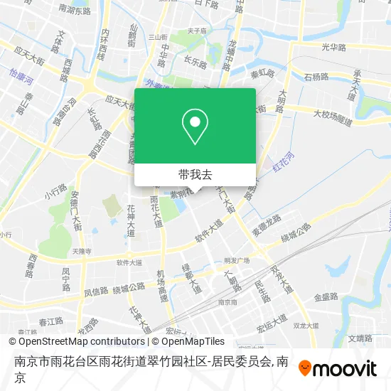 南京市雨花台区雨花街道翠竹园社区-居民委员会地图