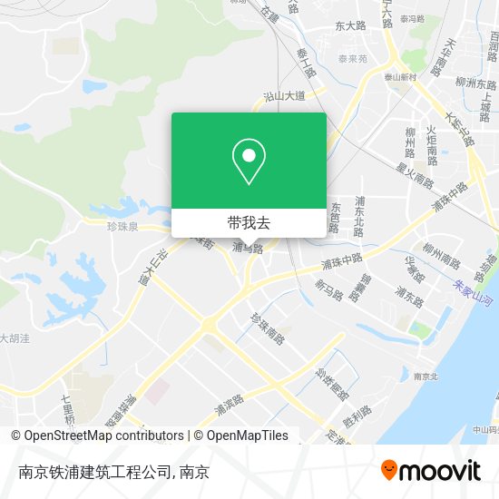 南京铁浦建筑工程公司地图