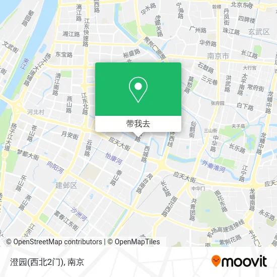 澄园(西北2门)地图