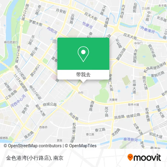 金色港湾(小行路店)地图