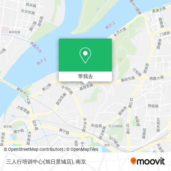 三人行培训中心(旭日景城店)地图