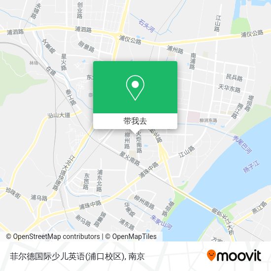 菲尔德国际少儿英语(浦口校区)地图