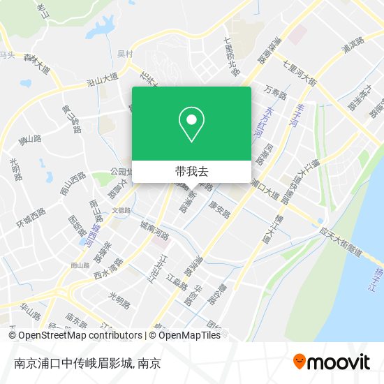 南京浦口中传峨眉影城地图