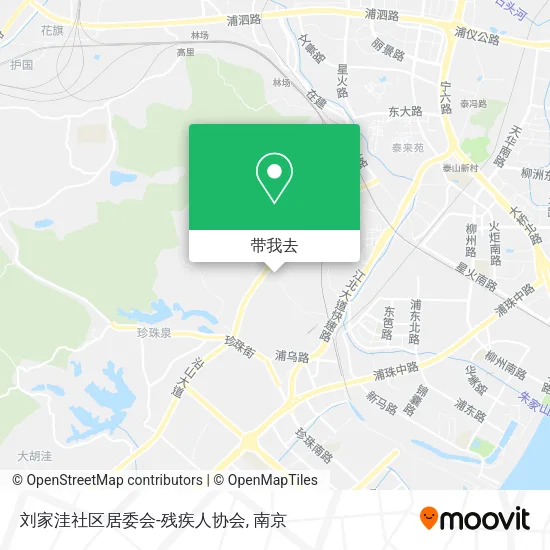 刘家洼社区居委会-残疾人协会地图