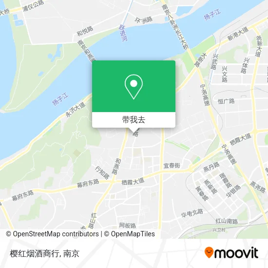 樱红烟酒商行地图