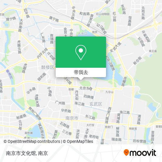南京市文化馆地图