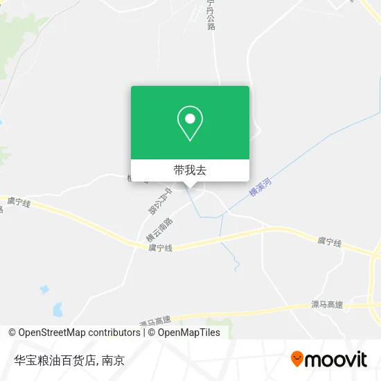 华宝粮油百货店地图
