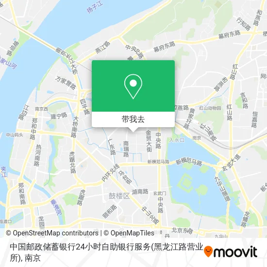中国邮政储蓄银行24小时自助银行服务(黑龙江路营业所)地图