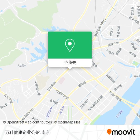 万科健康企业公馆地图