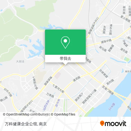 万科健康企业公馆地图