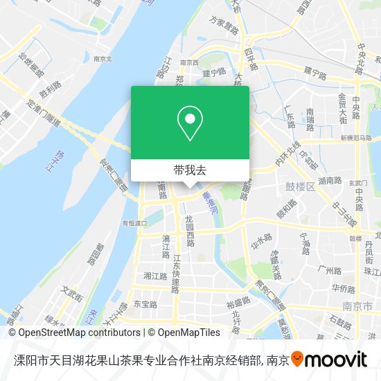 溧阳市天目湖花果山茶果专业合作社南京经销部地图