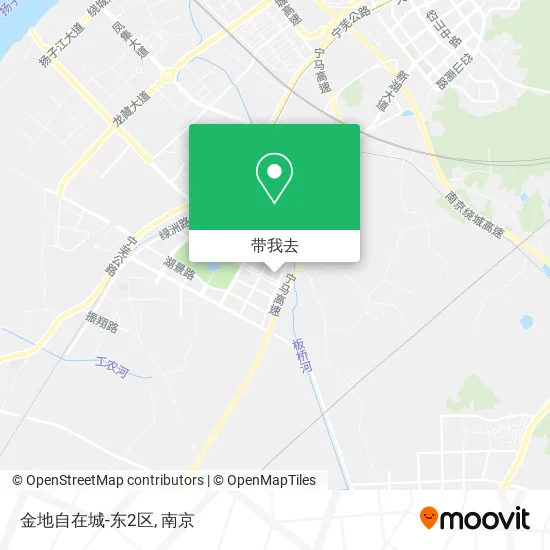金地自在城-东2区地图