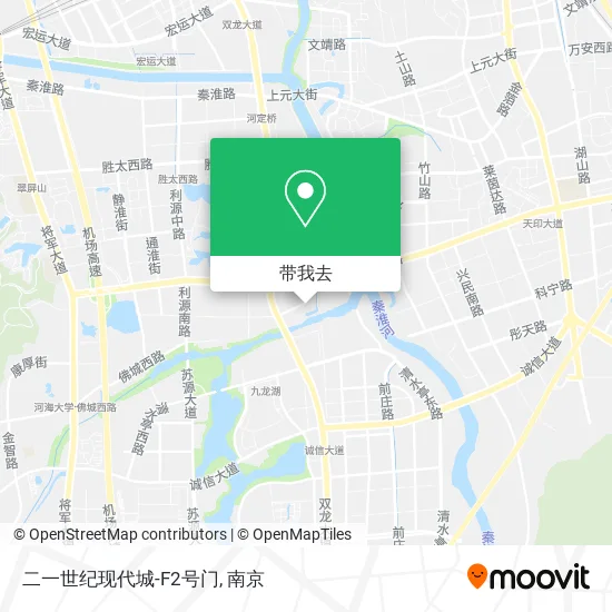 二一世纪现代城-F2号门地图