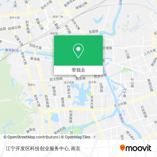 江宁开发区科技创业服务中心地图
