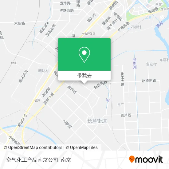 空气化工产品南京公司地图