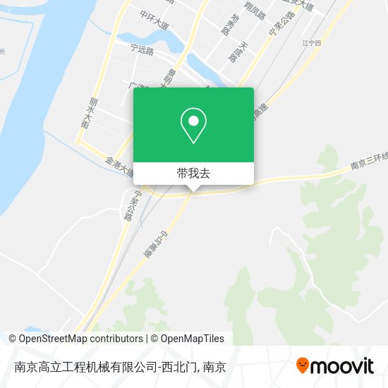 南京高立工程机械有限公司-西北门地图