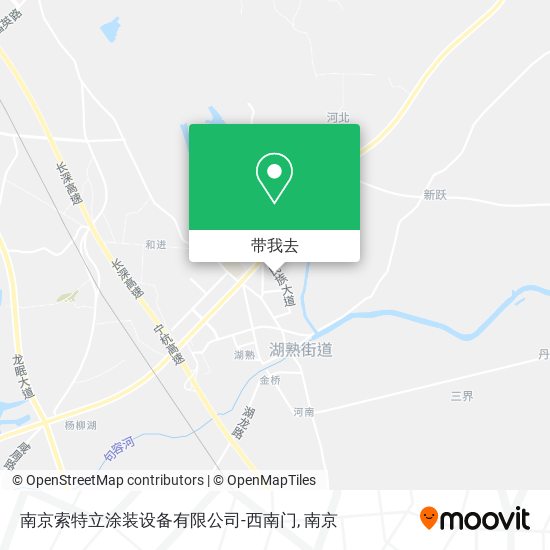 南京索特立涂装设备有限公司-西南门地图
