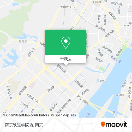 南京铁道学院西地图
