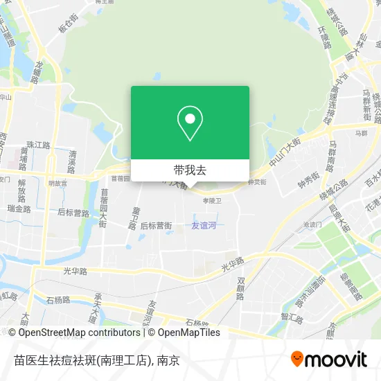 苗医生祛痘祛斑(南理工店)地图