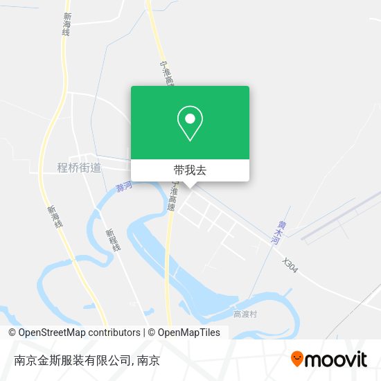 南京金斯服装有限公司地图