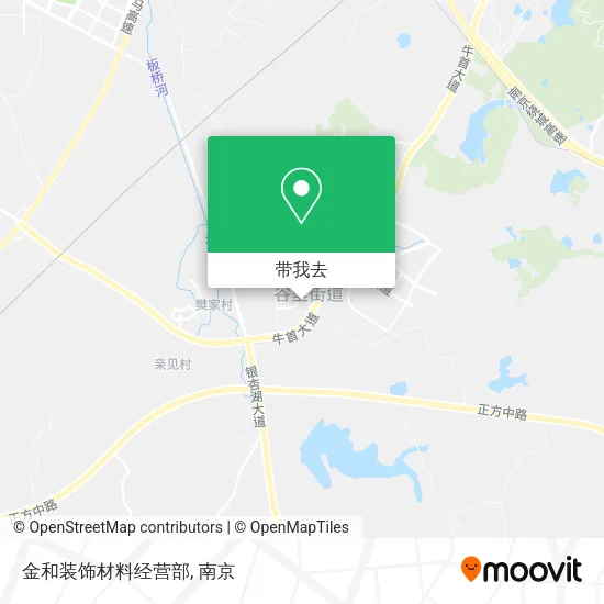 金和装饰材料经营部地图