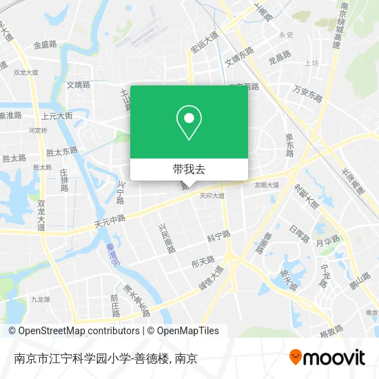 南京市江宁科学园小学-善德楼地图