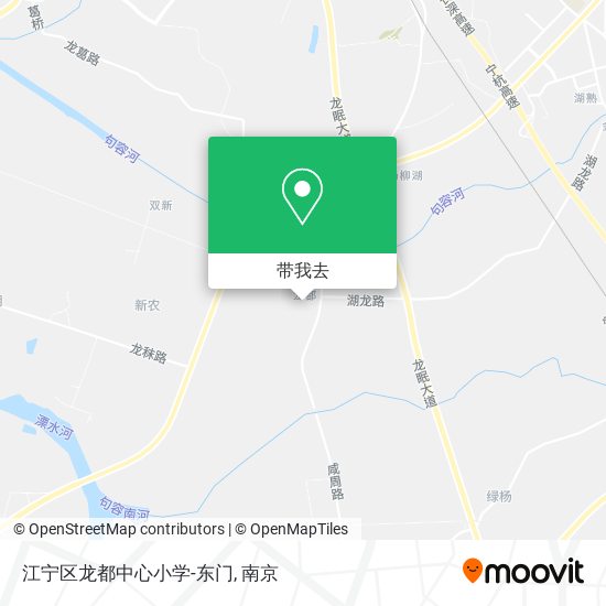 江宁区龙都中心小学-东门地图