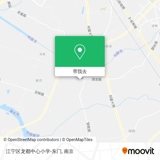 江宁区龙都中心小学-东门地图