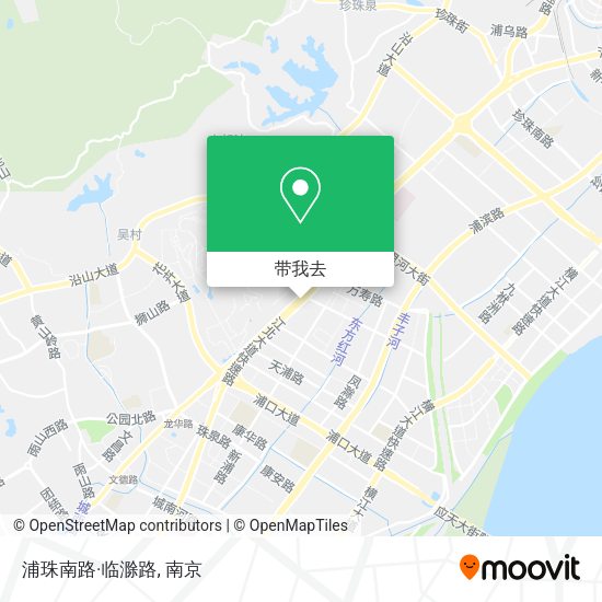 浦珠南路·临滁路地图