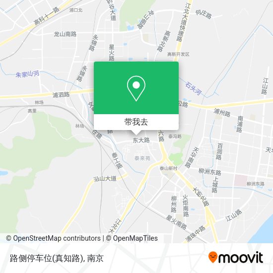 路侧停车位(真知路)地图