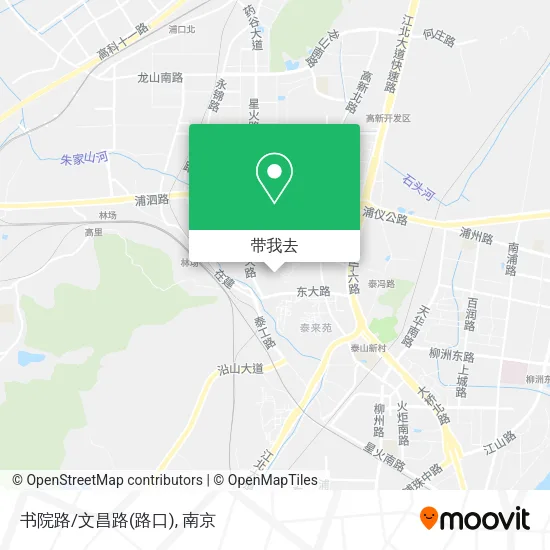 书院路/文昌路(路口)地图