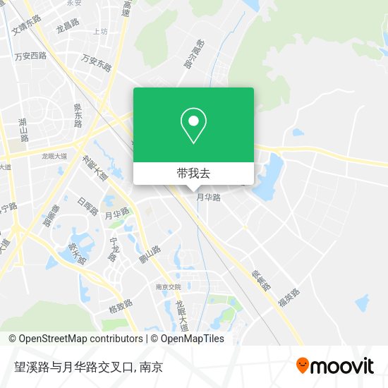 望溪路与月华路交叉口地图