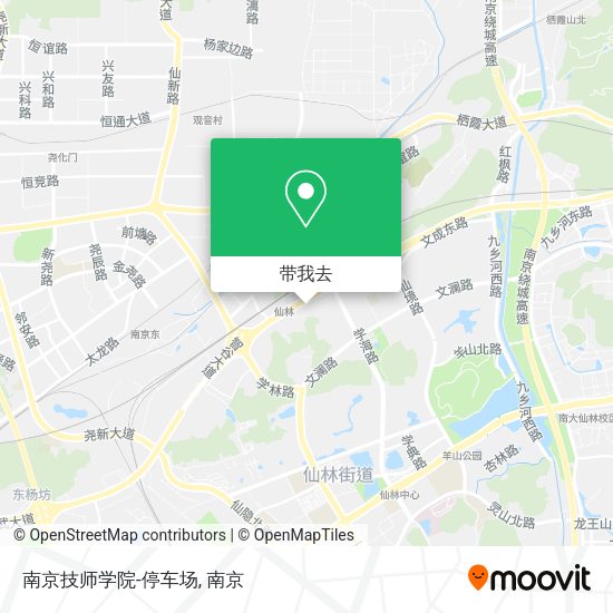 南京技师学院-停车场地图