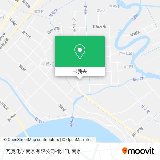 瓦克化学南京有限公司-北1门地图