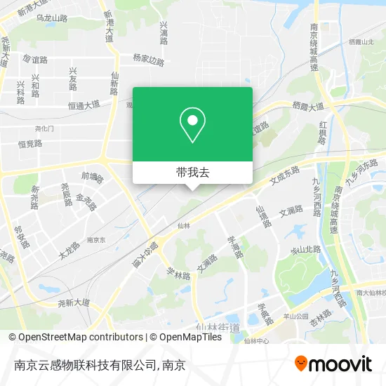 南京云感物联科技有限公司地图