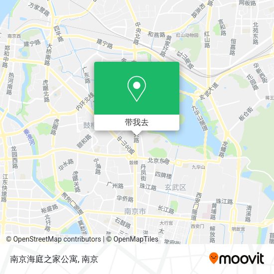南京海庭之家公寓地图