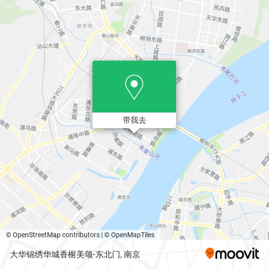 大华锦绣华城香榭美颂-东北门地图