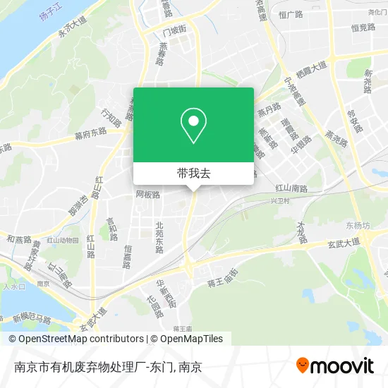 南京市有机废弃物处理厂-东门地图