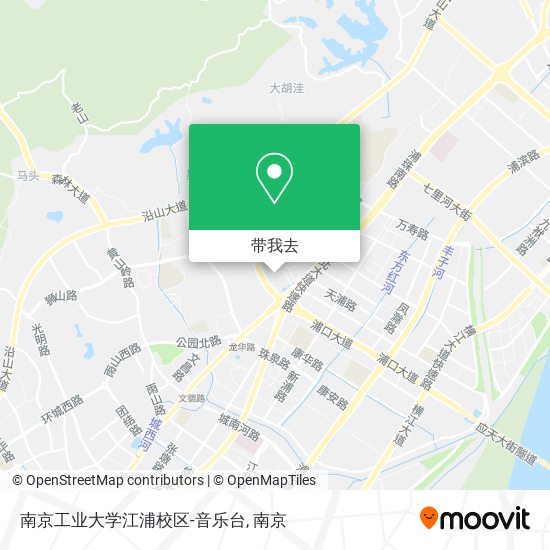 南京工业大学江浦校区-音乐台地图