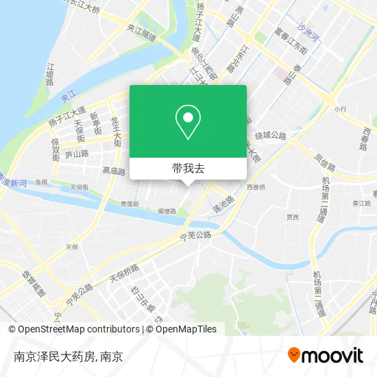 南京泽民大药房地图