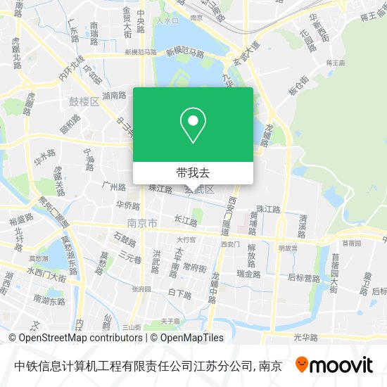 中铁信息计算机工程有限责任公司江苏分公司地图