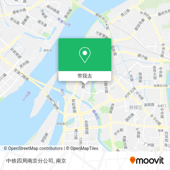 中铁四局南京分公司地图
