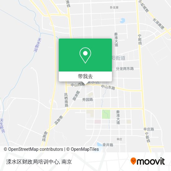 溧水区财政局培训中心地图
