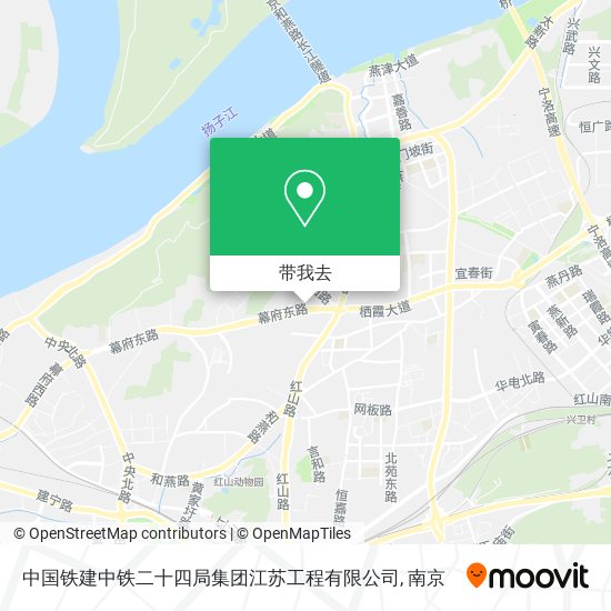 中国铁建中铁二十四局集团江苏工程有限公司地图