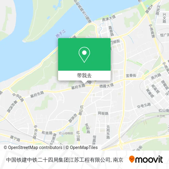 中国铁建中铁二十四局集团江苏工程有限公司地图