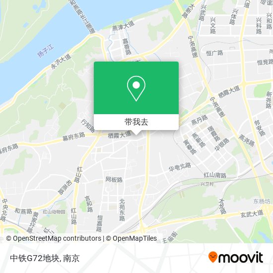 中铁G72地块地图